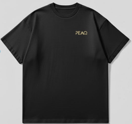 PEAQ “Ascend” Premium Oversized T-Shirt - Black