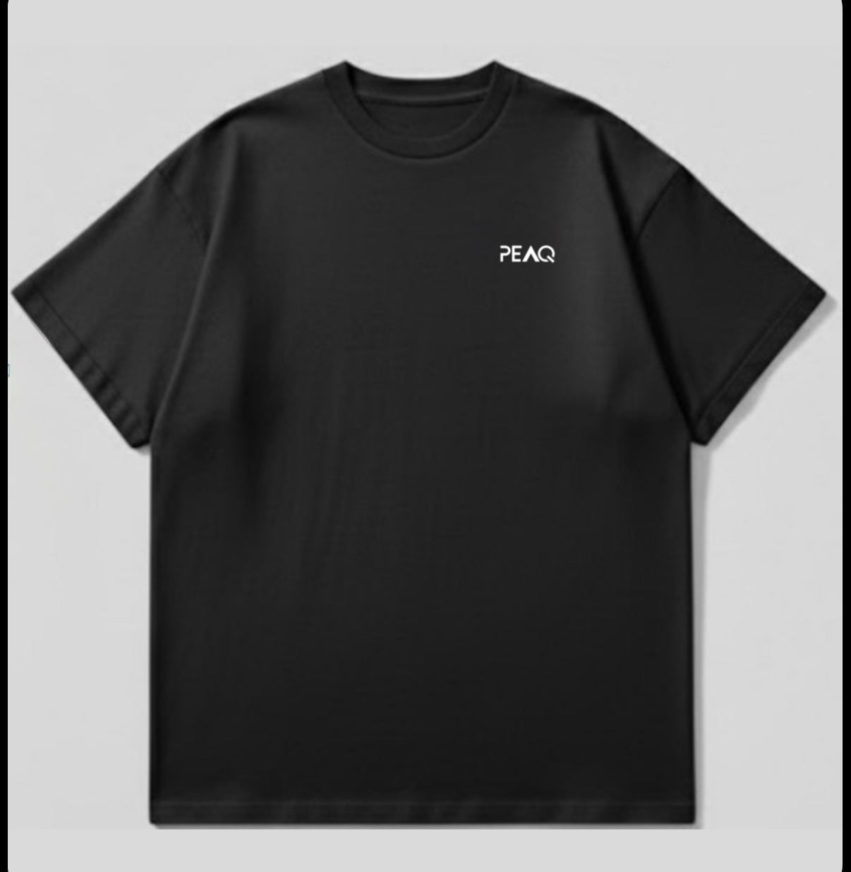 PEAQ “Rose Thorn” Oversized Tee - Black